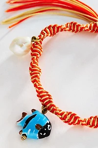 ALEMAIS Calypso Macrame Charm Bracelet