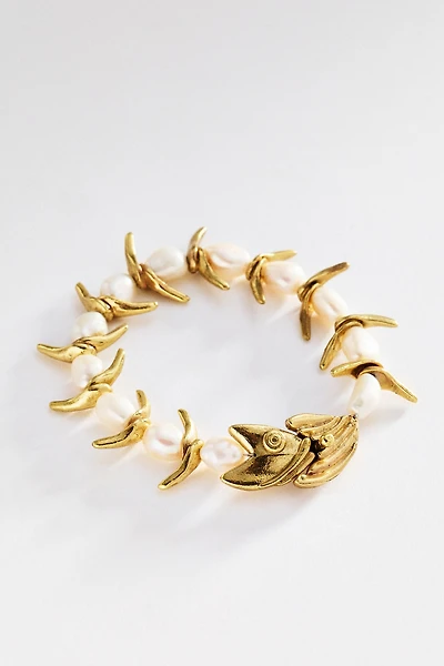 ALEMAIS Calypso Pearl Fish Bracelet