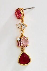 By Anthropologie Mixed Pearl Stone Earrings
