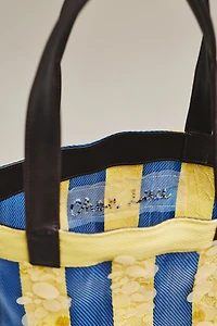 Chan Luu Striped Sequin Market Tote Bag