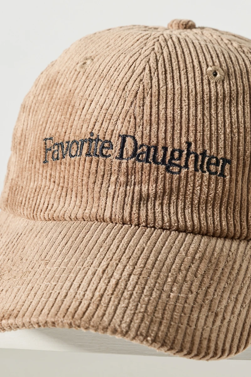 Favorite Daughter Corduroy Baseball Cap