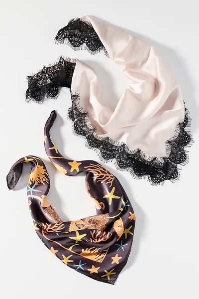 Summer Icon Hair Scarves, Set of 2
