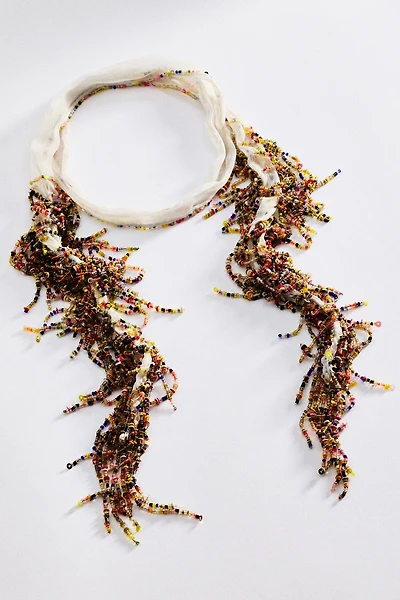 Chan Luu Beaded Skinny Scarf