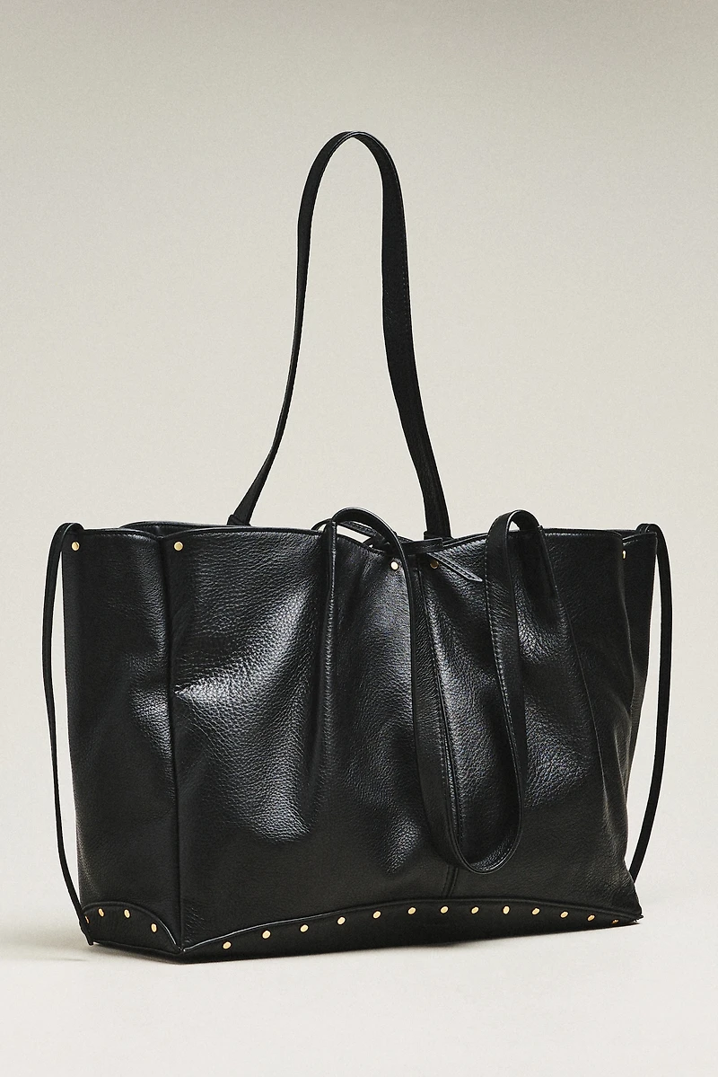 Hammitt Meryl Leather Carryall Tote Bag