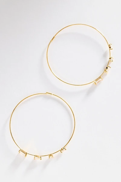 Crystal Hoop Earrings