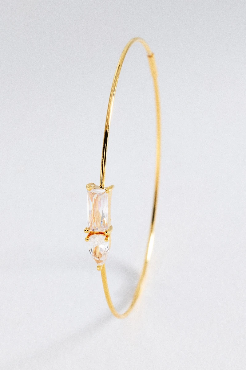 Gemstone Hoop Earrings