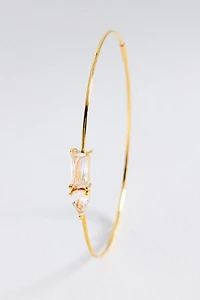 Gemstone Hoop Earrings