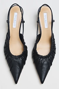 Tony Bianco Kimchi Leather Sling-Back Heels