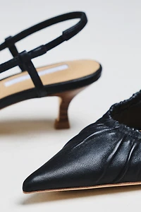Tony Bianco Kimchi Leather Sling-Back Heels