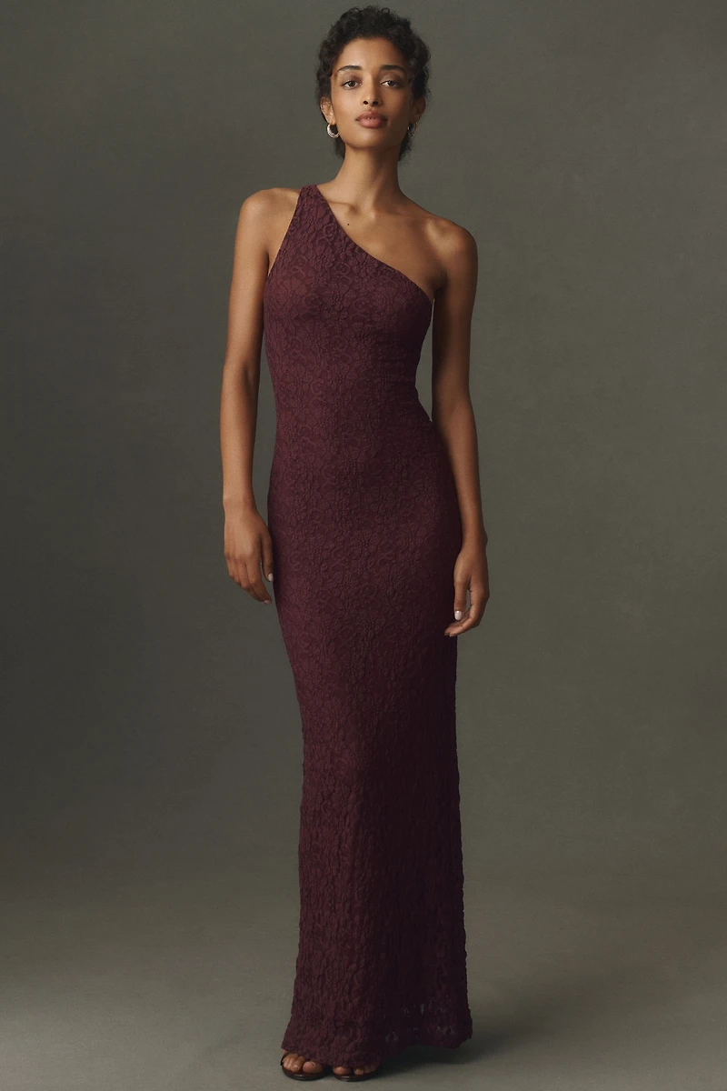 BHLDN Stretch Lace Bolero Maxi Dress