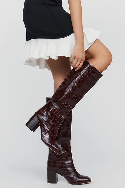 Maeve Square-Toe Tall Boots