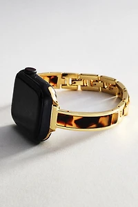 Posh Tech Addison Metal & Tortoise Apple Watch Band