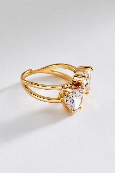 Double Heart Ring