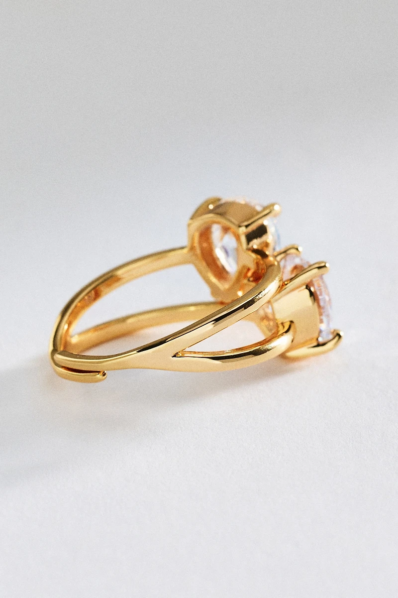 Double Heart Ring
