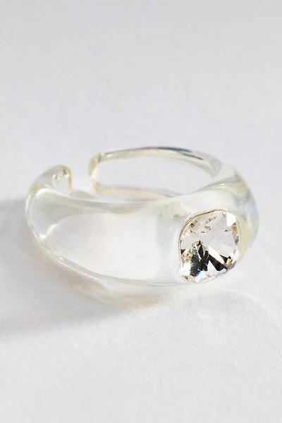 Gemstone Resin Cocktail Ring