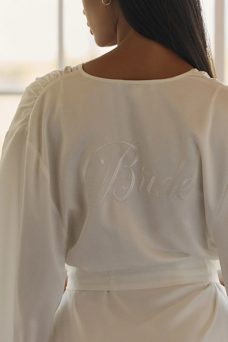 Rya Collection Embroidered Bride Robe