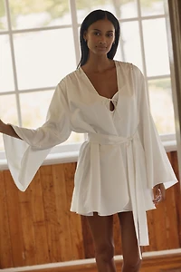 Rya Collection Embroidered Bride Robe