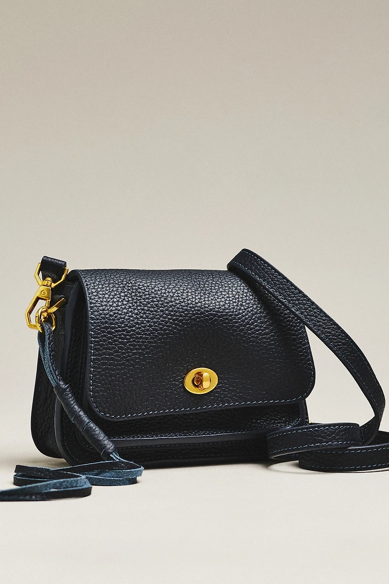 By Anthropologie Leather Mini Porter Bag