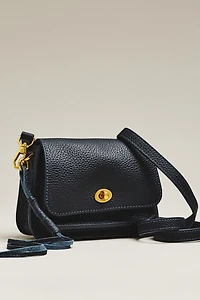By Anthropologie Leather Mini Porter Bag