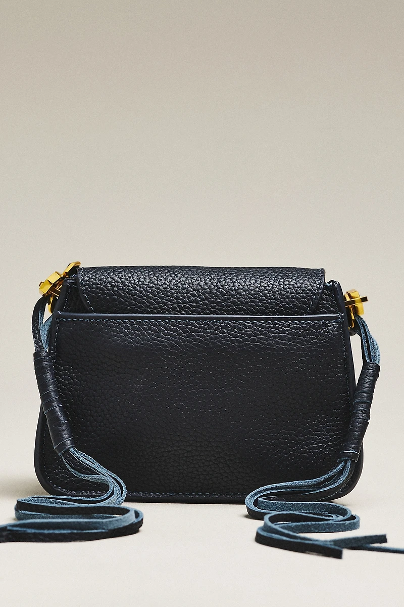 By Anthropologie Leather Mini Porter Bag