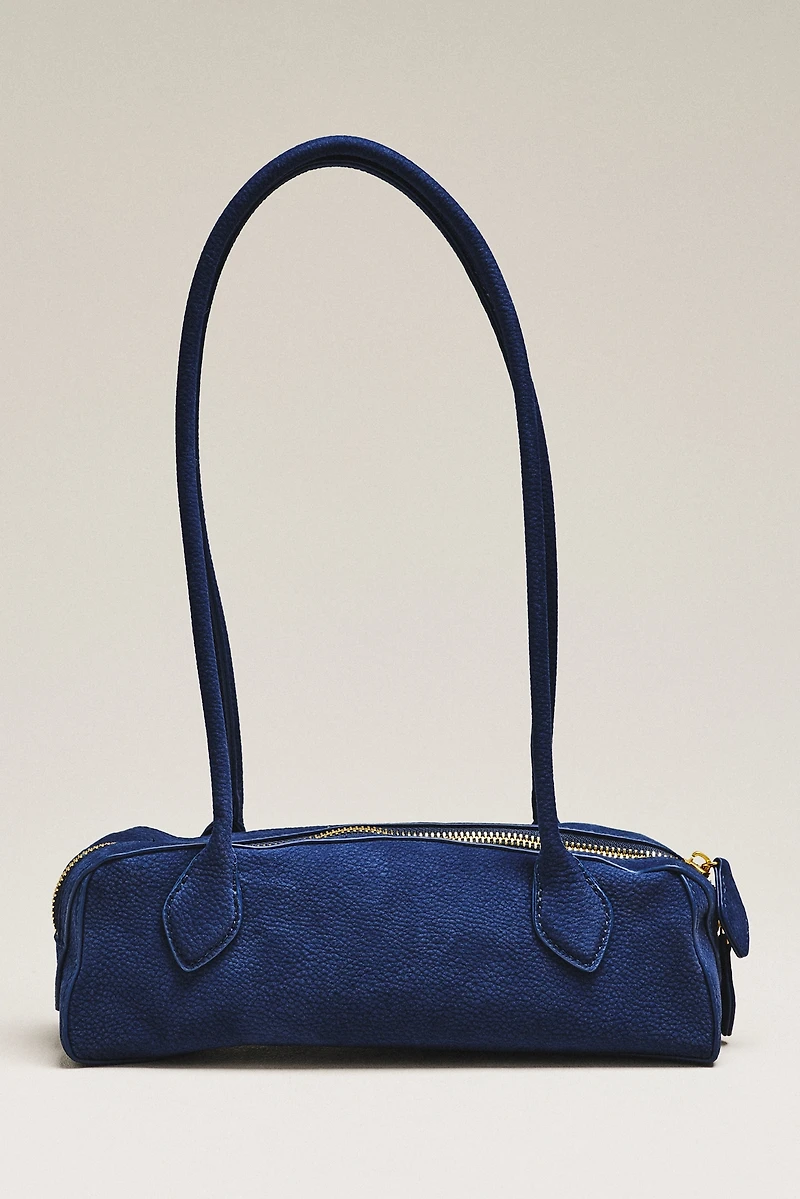 By Anthropologie Pebbled Faux-Leather East-West Bag