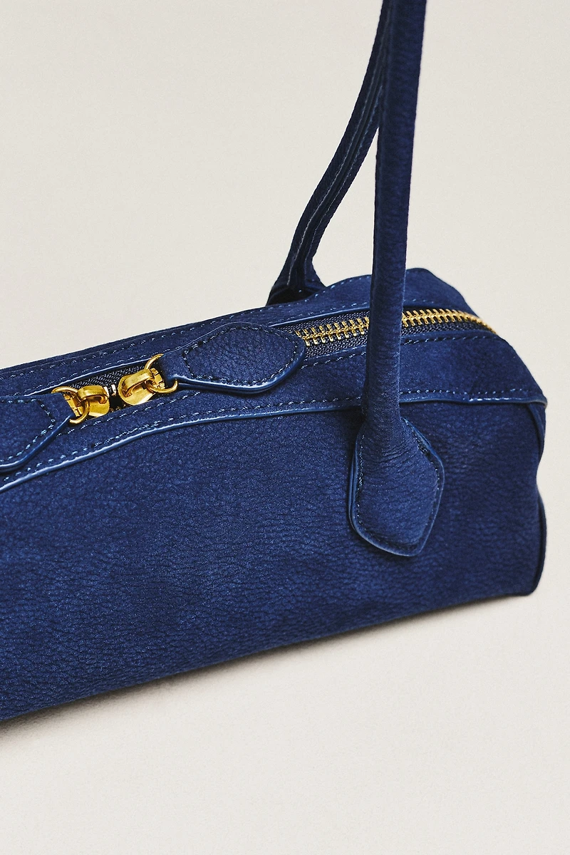 By Anthropologie Pebbled Faux-Leather East-West Bag