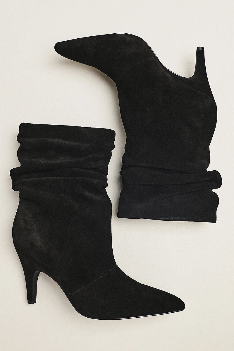 Matisse x Anthropologie Scrunch Kitten Heel Boots