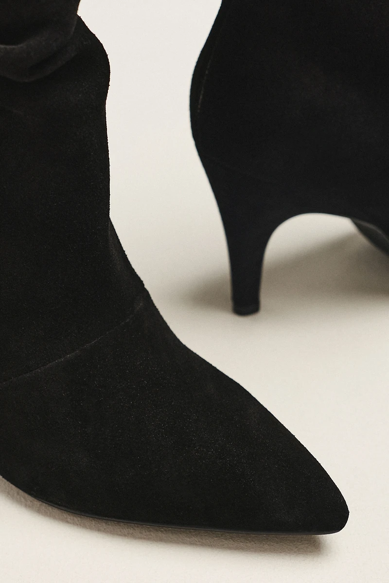 Matisse x Anthropologie Scrunch Kitten Heel Boots