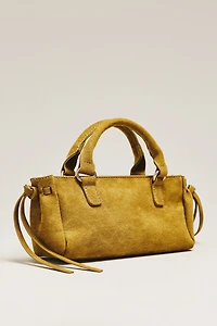 By Anthropologie Faux-Suede Mini Bag