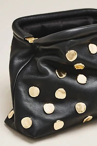 btb Los Angeles Josephine Leather Studded Clutch