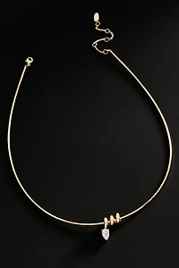 By Anthropologie Demi-Fine Twisted Crystal Necklace