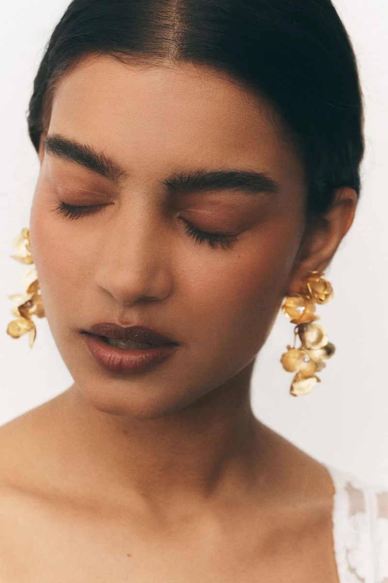 The Pink Reef Lily Drop Earrings