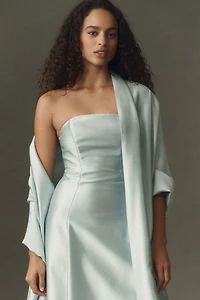 Mare Strapless Drop-Waist Midi Dress