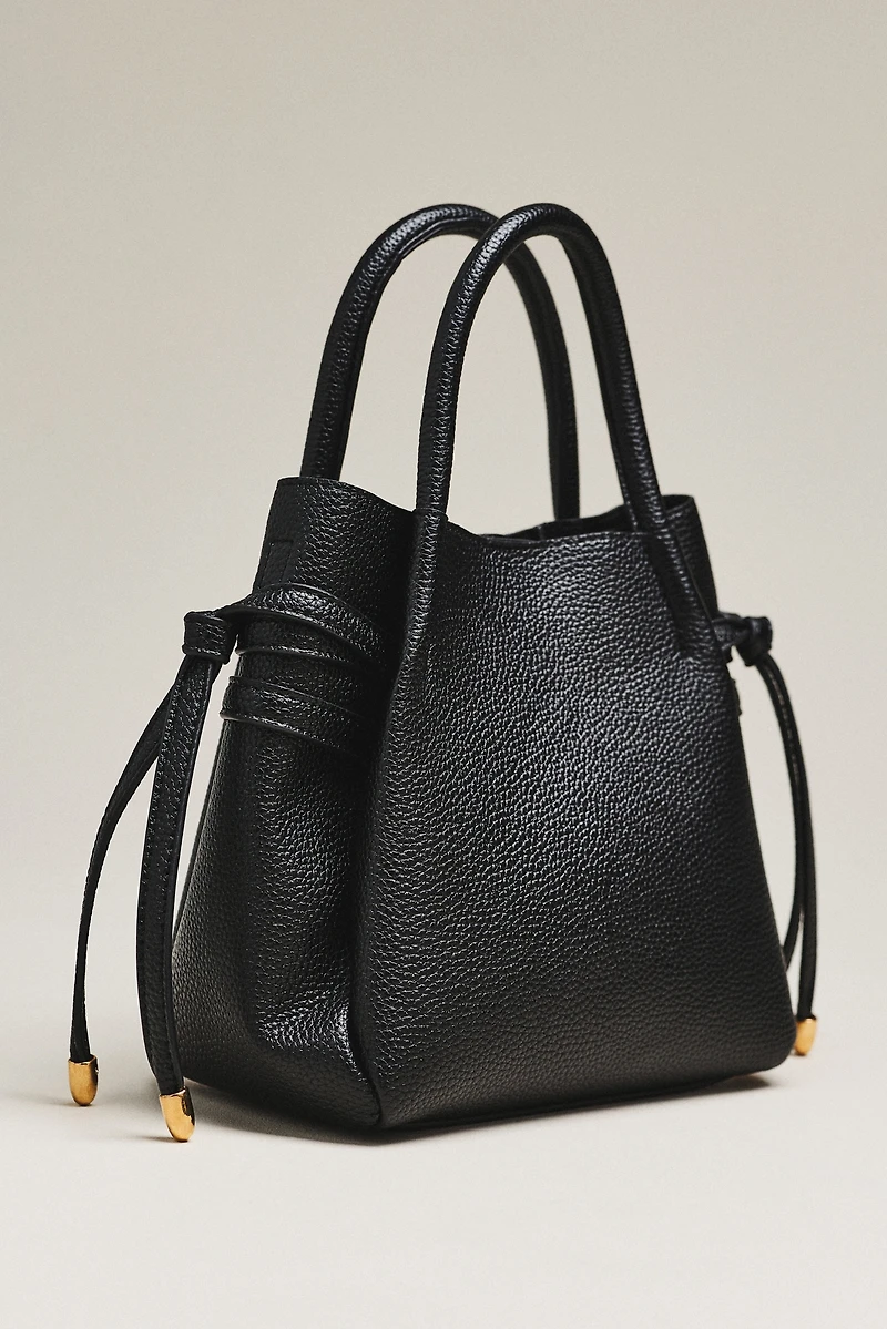 Maeve Faux-Leather Mini Tulip Satchel