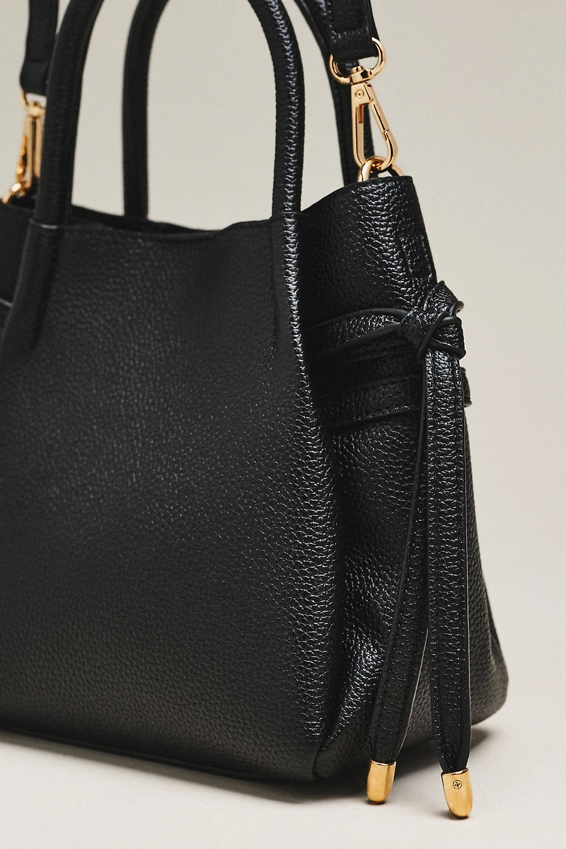 Maeve Faux-Leather Mini Tulip Satchel