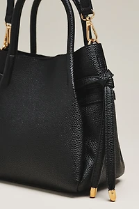 Maeve Faux-Leather Mini Tulip Satchel