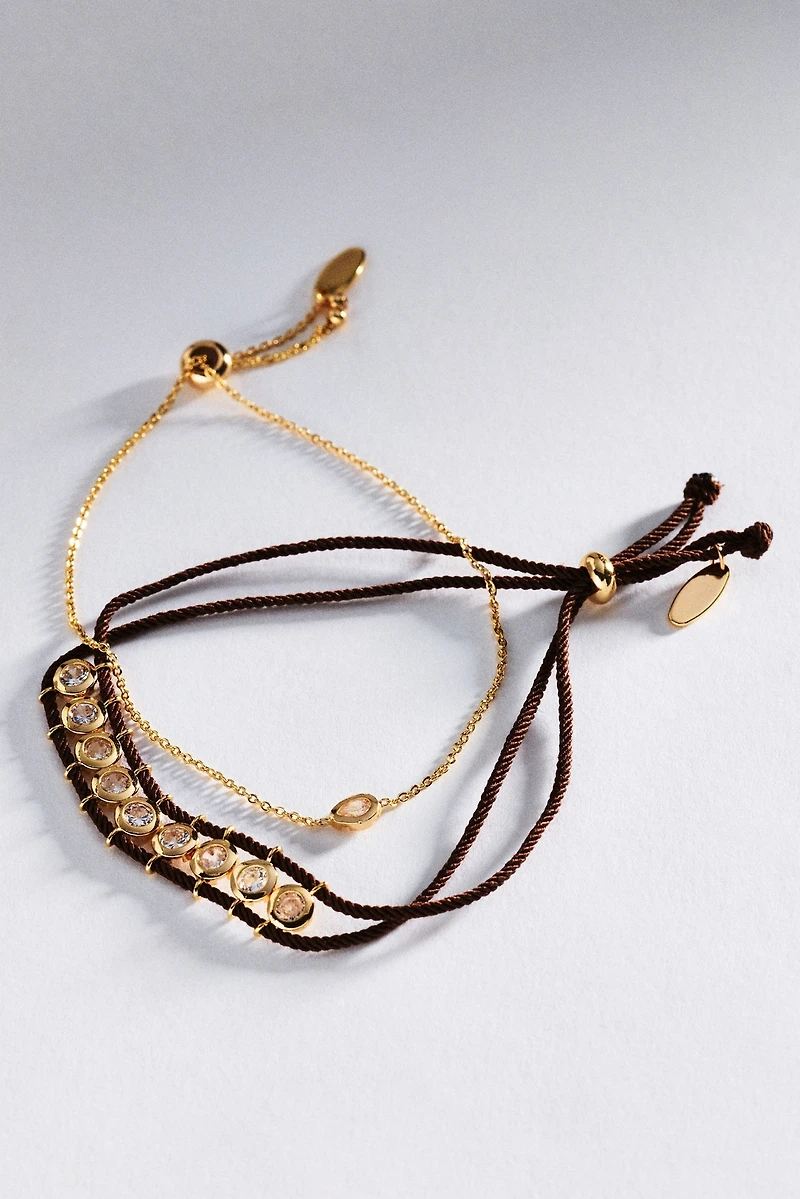 Crystal Corded Bracelet