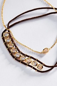 Crystal Corded Bracelet