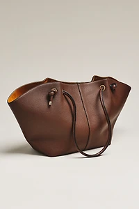 Maeve Pebbled Faux-Leather Tote