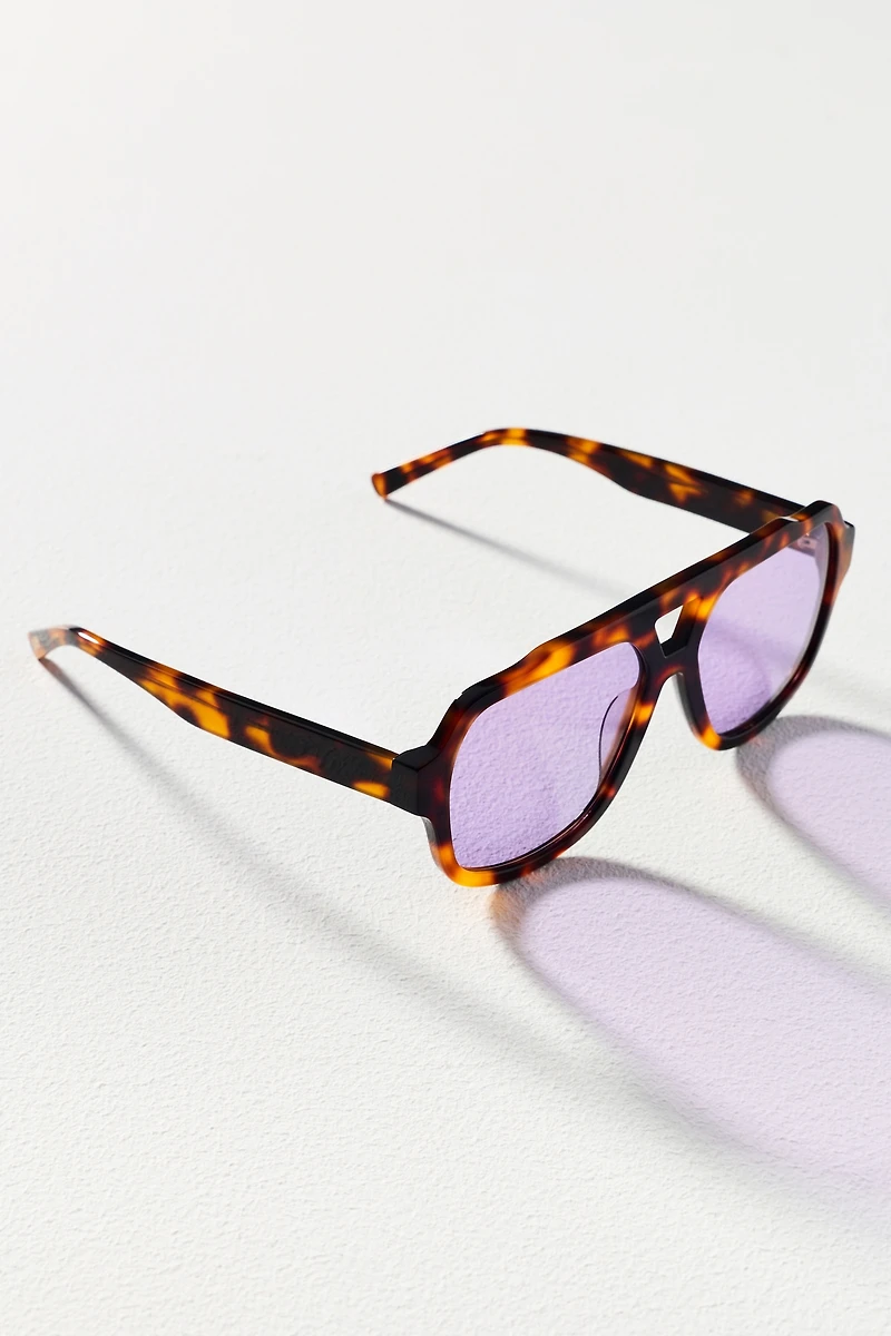 Transparent Cloud Aviator Sunglasses