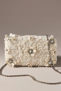 Olga Berg Beth Encrusted Clutch