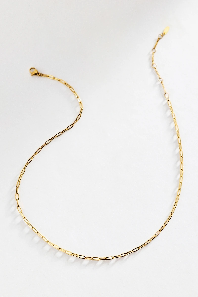 By Anthropologie Paperclip Chain Necklace
