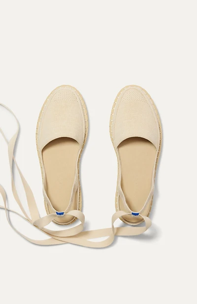 Rothy's The D'Orsay Espadrille Ankle-Wrap Flats
