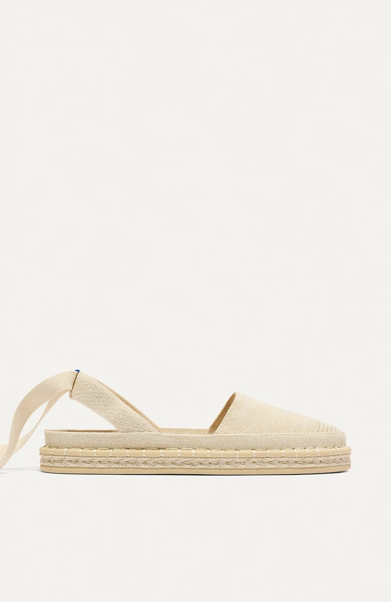 Rothy's The D'Orsay Espadrille Ankle-Wrap Flats