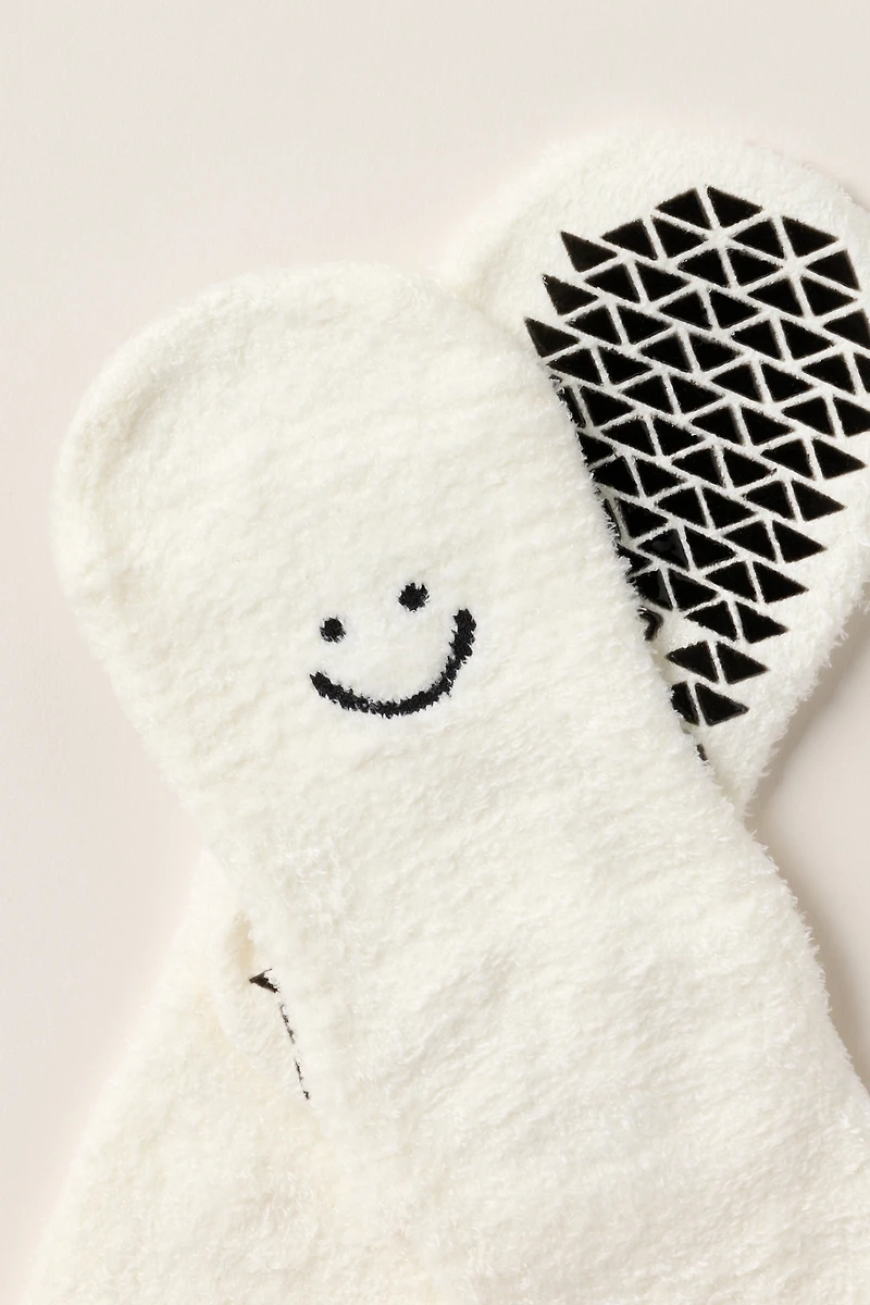 Pointe Studio Happy Cloud Crew Grip Socks