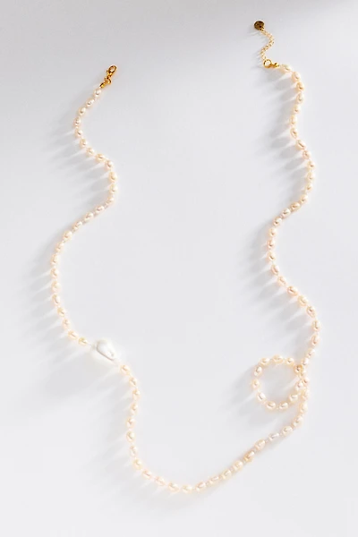 Maison Irem Long Pearl Necklace