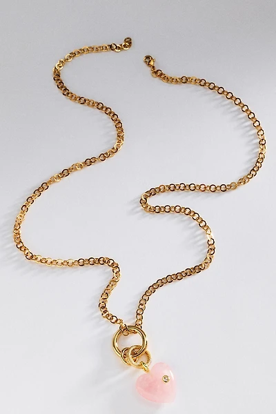 Maison Irem Line Heart Necklace