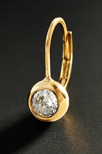 By Anthropologie Demi-Fine Crystal Bezel Earrings
