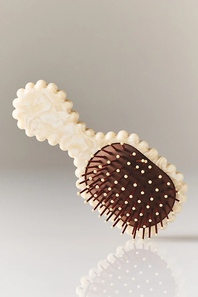 By Anthropologie Scalloped Mini Brush