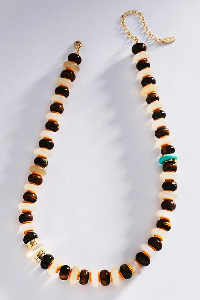 By Anthropologie Beaded Preppy Necklace